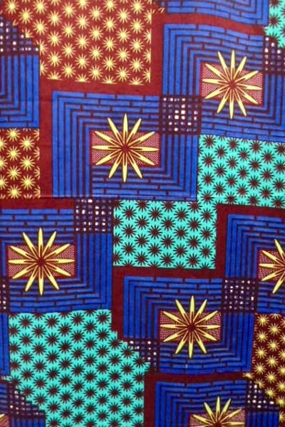 Big Bang African wax print fabric design made in Ghana