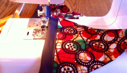 Sewing ideas make at home African wax print fabric