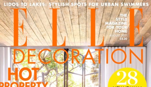 ELLE Decoration magazine front cover August 2021 issue