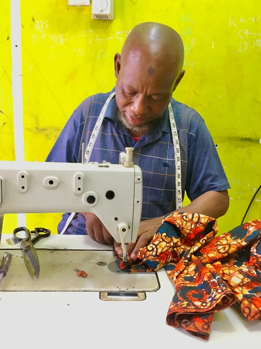 Made to measure clothing master tailor in Tanzania East Africa