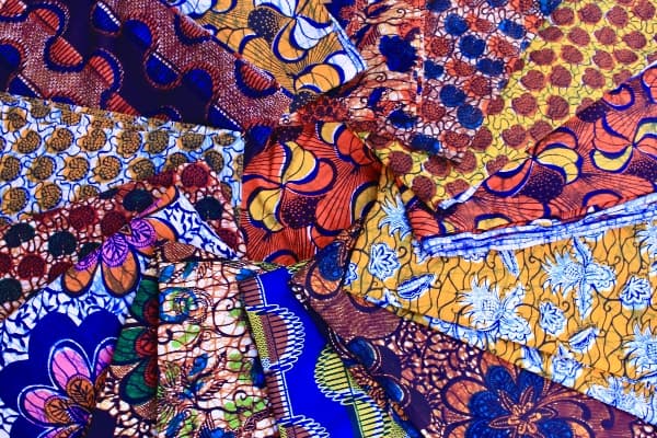 Authentic African wax print fabric designs by Kitenge Store