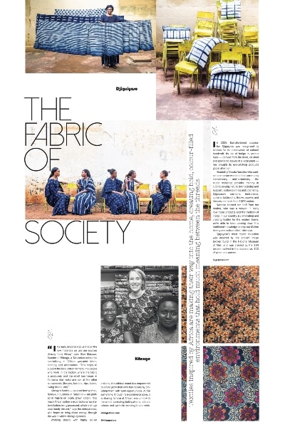 Sunday Times Newspaper South Africa The edit magazine African fabric for interior design article page one