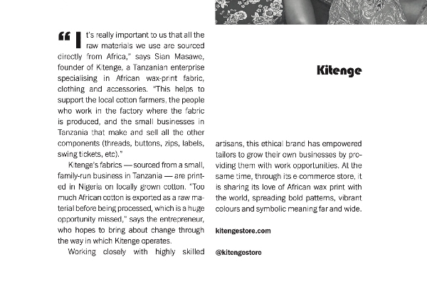 Sunday Times South Africa fabric for African interior design article Kitenge Store