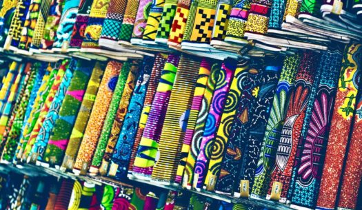 African wax print fabric shop