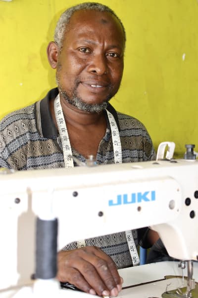 Kitenge Store master tailor workshop Tanzania ethical clothing