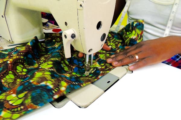 Sewing tips African wax print fabric by Kitenge