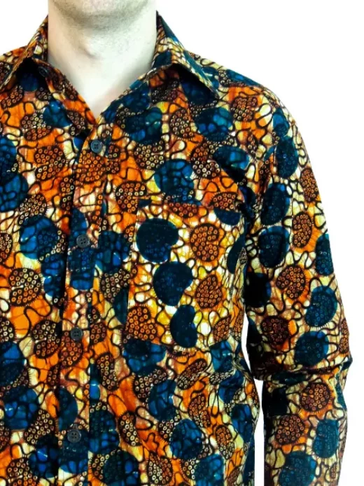 Printed Long-Sleeved Shirt - Men - Ready-to-Wear