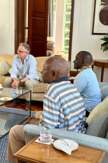 British High Commissioner Tanzania David Concar meets Kitenge Store team