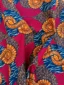 Red orange ankara fabric Kitenge Store scrunched